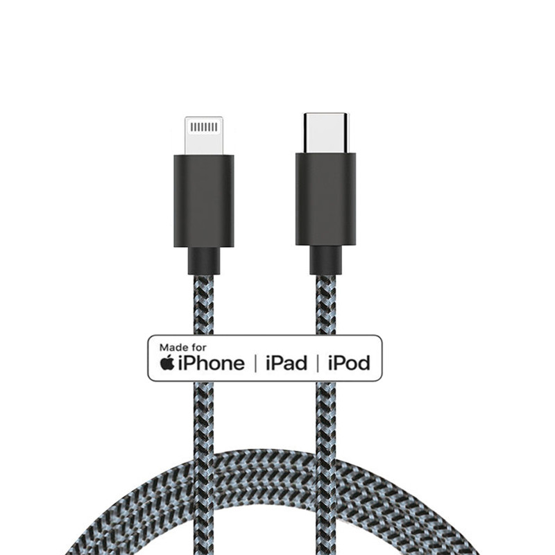 Personlized Products Usb 3.0data Cable - MFI USB C TO Lightning Nylon Braided Cable – Richupon