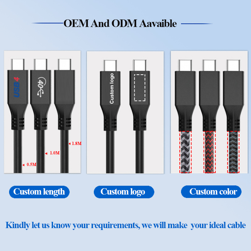 Usb HDMI Cables 2.1, 48Gbps 8K & 4K Ultra High Speed HDMI Braided Cord,  4K@120Hz 144Hz, 8K @ 60Hz Manufacturer and Supplier