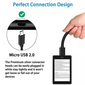 USB 2.0 A Male to Micro B Cable, Micro USB Cable, High Speed USB Durable Cheap Android Charger Cable