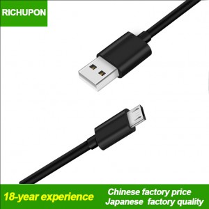 Micro USB Cable USB 2.0 A Male to Micro B Cable Fast Charging Cord High Speed USB Durable Cheap Android Charger Cable
