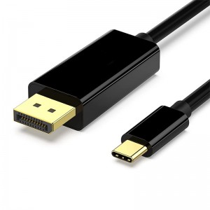 4K 30Hz USB C to DisplayPort, USB Type-C to DP Adapter, USB C to DP Cable for MacBook