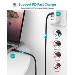 USB C to USB C Cable, USB 3.2 Gen 2 USB-C Cable
