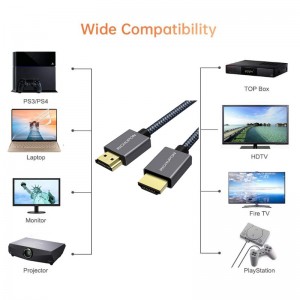 4K HDMI Cable,High Speed 18Gbps HDMI 2.0 Cable