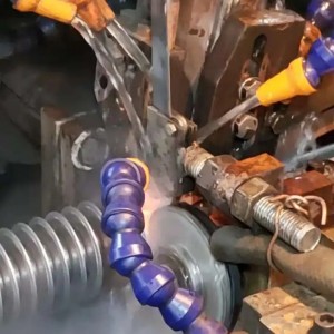 High frequency spiral fin tube welding machine