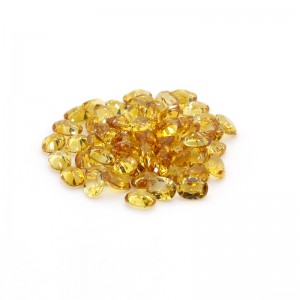 Reasonable price Faceted Citrine - Citrine Oval Hanging Ornaments Inlaid Bare Stone Wholesale – Datianshanbian