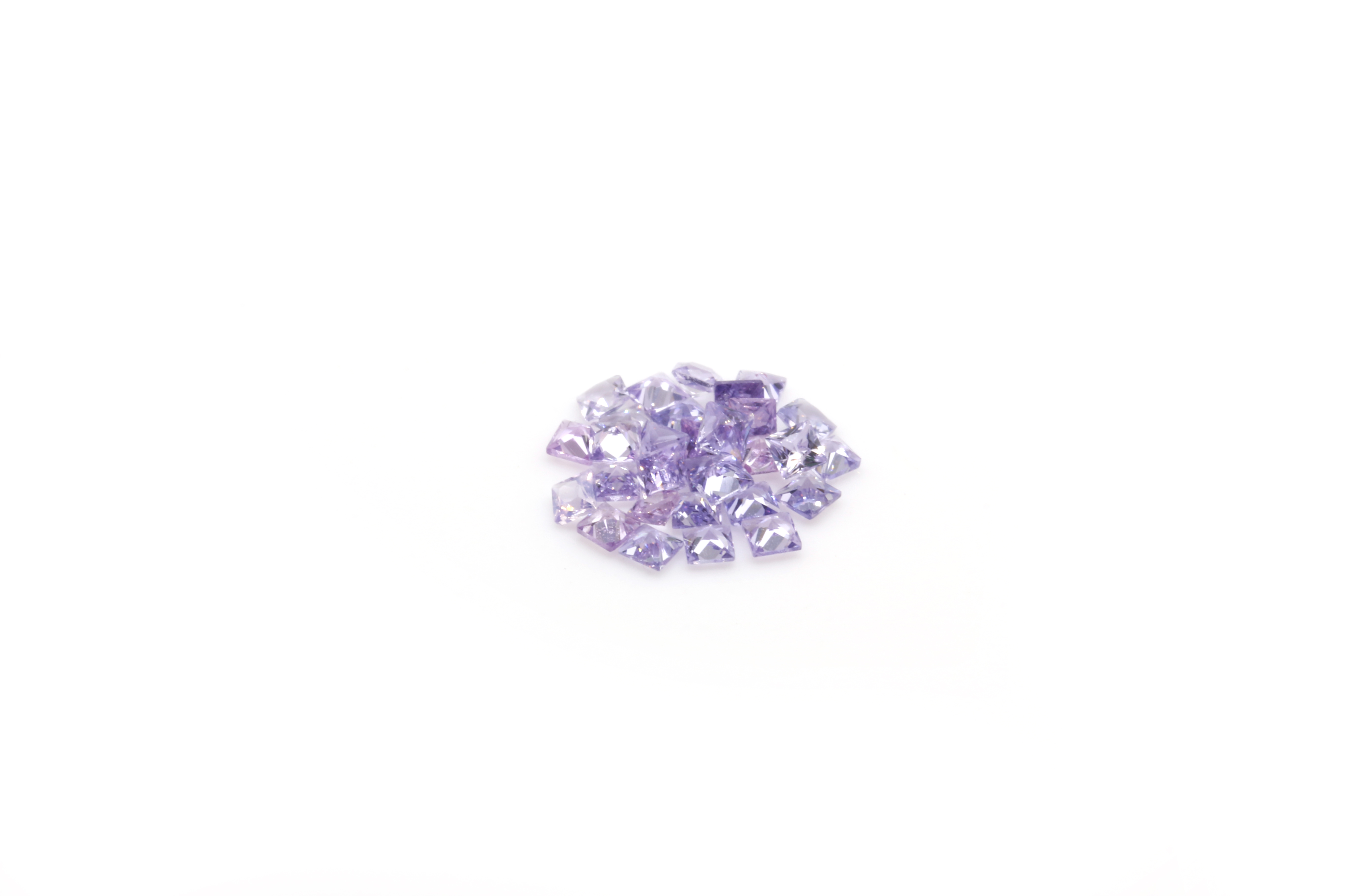 A+ Quality 1.6×1.6mm Square Cut Purple Sapphire rough stone 100% Natural Sapphire