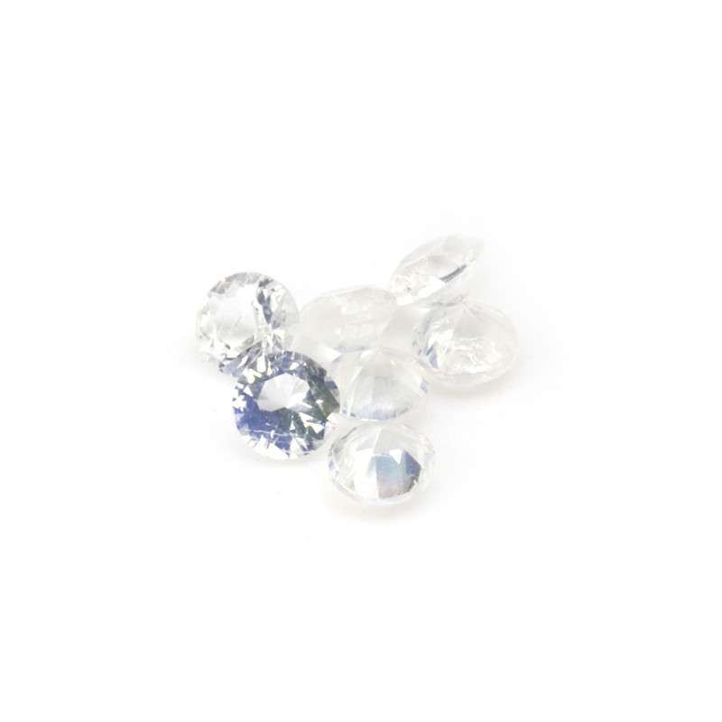 Natural Gems White Moonstone Round 3.0mm Featured Image