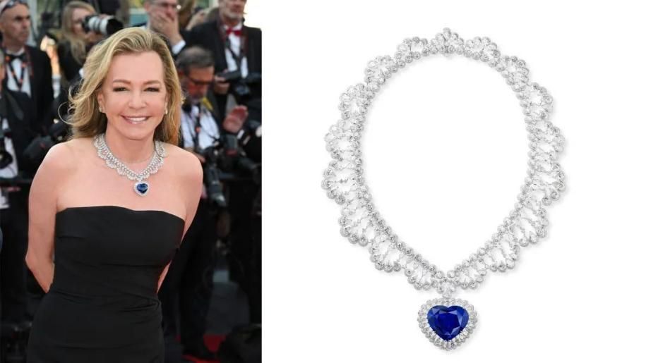 107.15 carats of sapphires, 100+ carats of yellow diamonds, this Cannes red carpet jewelry is too interesting (2)