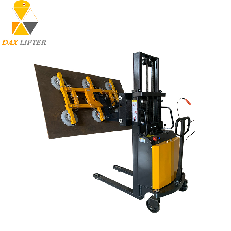 Good Quality sheet vacuum lifter on a stacker (3)