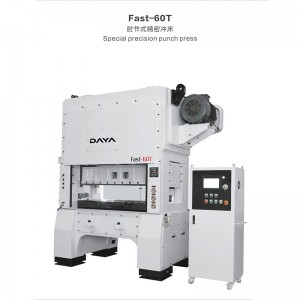 Bottom price Electrical Motorstamping Press Machine - Toggle Joint High Speed Press (Fast series) – Daya