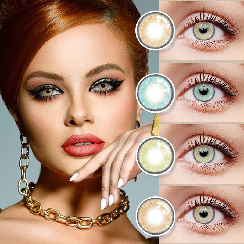 Low MOQ for Hot-Selling Natural Contact Lenses Freshlook with Power 0.00 to -10.00 Wholesale Contact Lens for Eyes