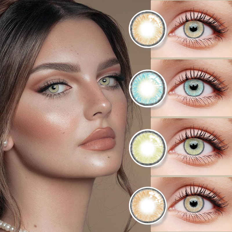 HOT Beauty DBeyes 1 year colored eye contact lenses wholesale super natural beautiful style color contact lensPopular