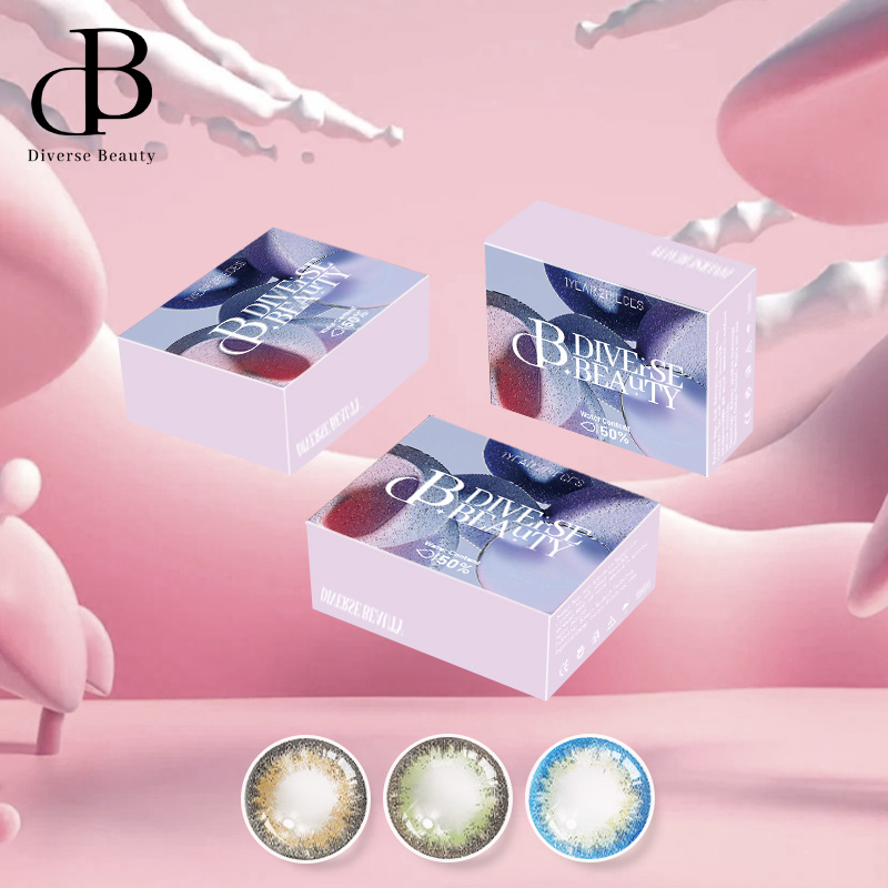 Cheapest Factory High Quality Beautiful Color Contact Lenses From Factory / Can OEM