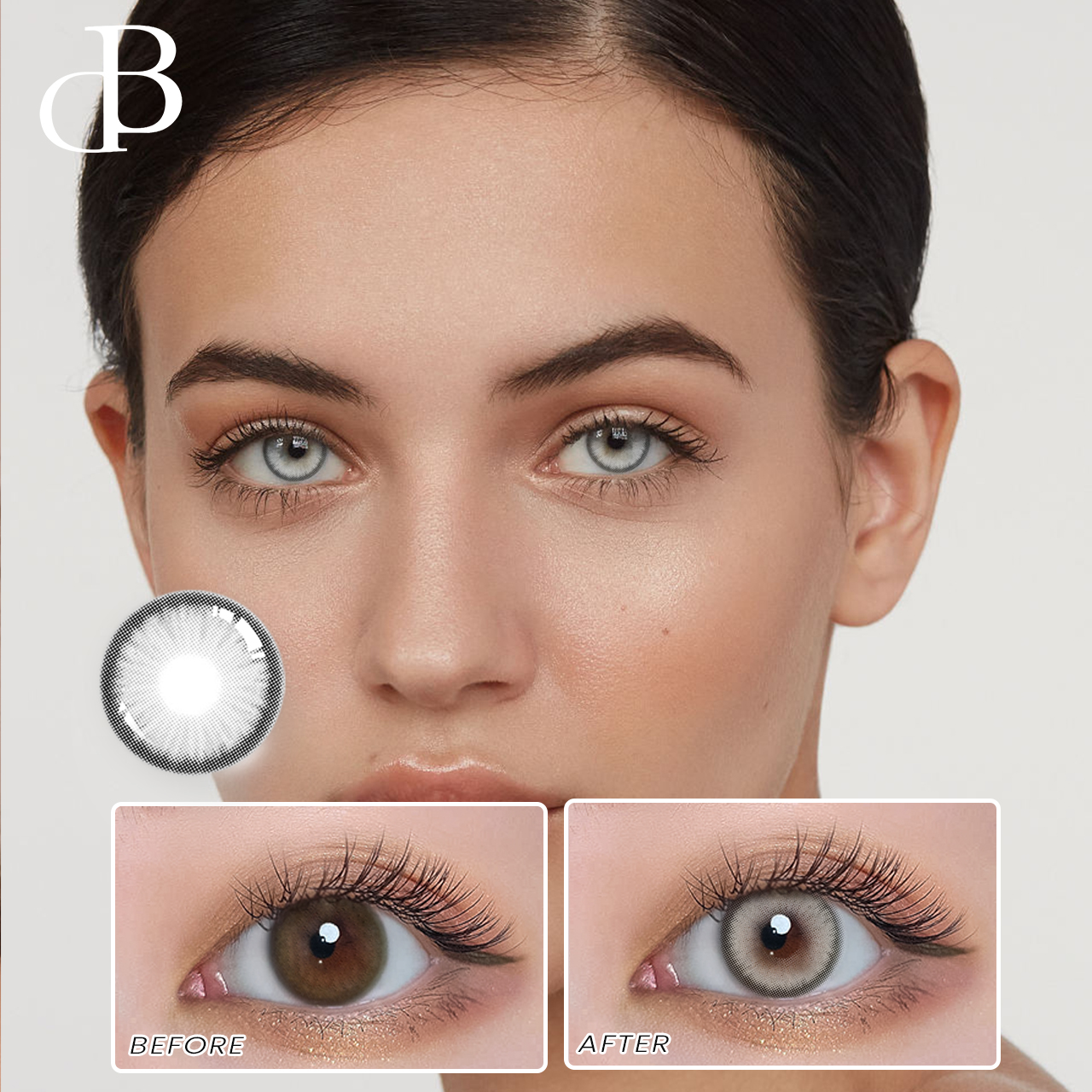 colored contact lenses natural sand color cosmetic contact lenses