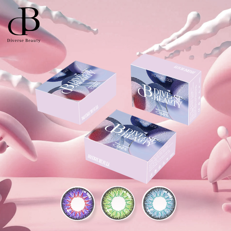Contact Lens for Eye Lenses Beauty Tone Blends Gray Pink Colored Contacts China Wholesale Color Contact Lenses Soft Lens