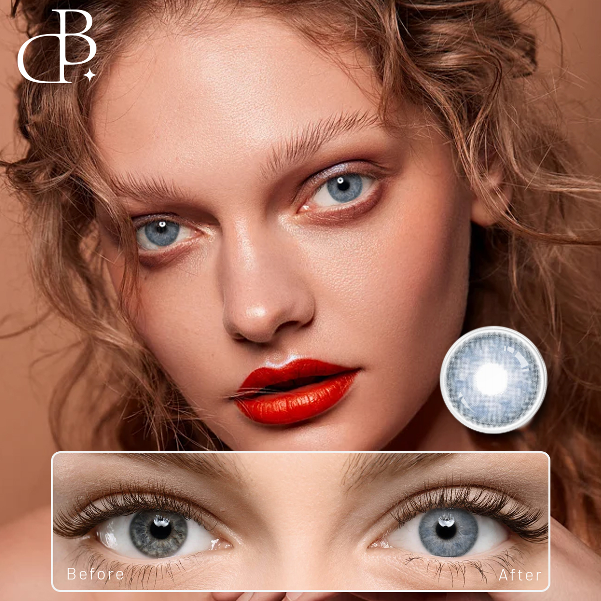 Blue Color Yearly Manufacturer Directly Cheap Price Colored Contact Lenses Customized Dbeyes Eye Contact Lenses