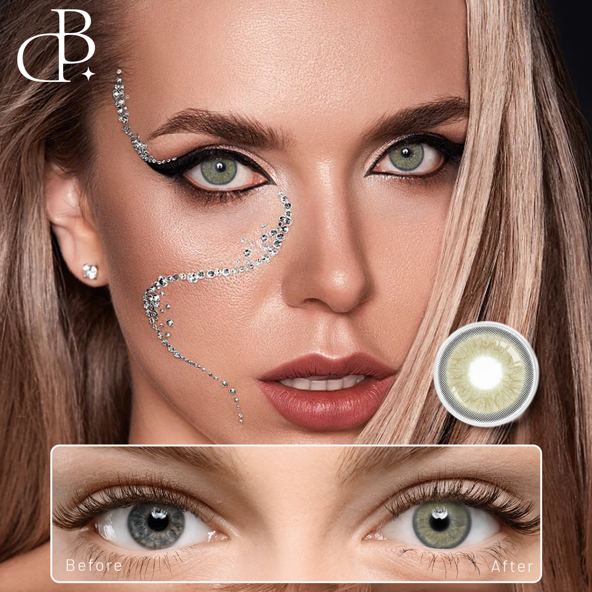 Dbeyes 3 tone yearly contact lenses new style wholesale colored eye contact lenses