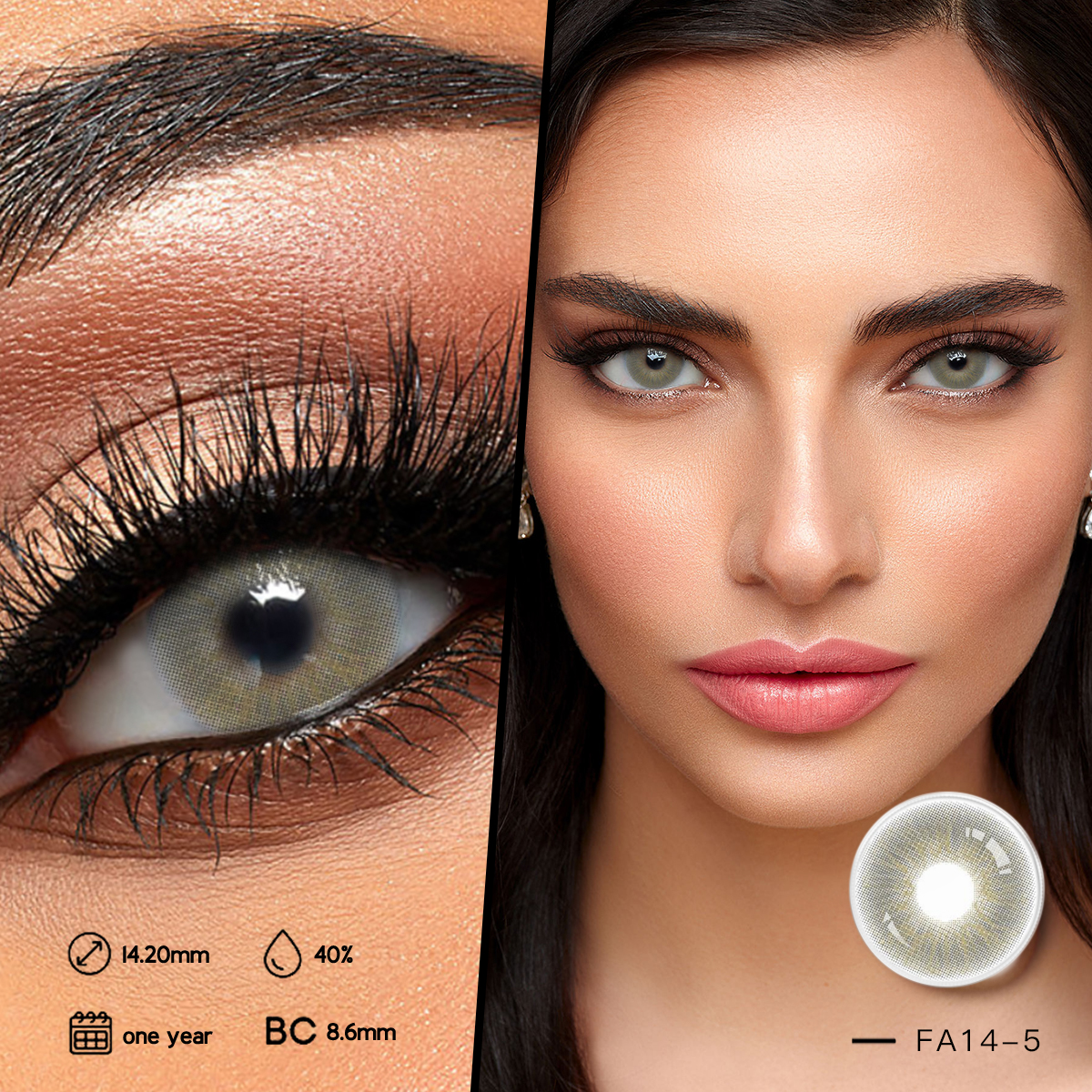 super beauty natural brown contact lens cheap colored contact lenses OEM lentes