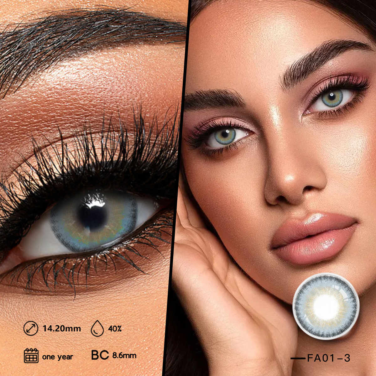 Natural Colored Eye Contact Lenses Contact Lens Wholesale Soft Contacts Eyes Color Lens Cosmetic