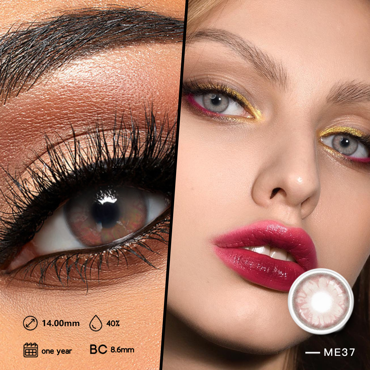 Color contact lenses cosmetic contact lenses beauty soft contact lens