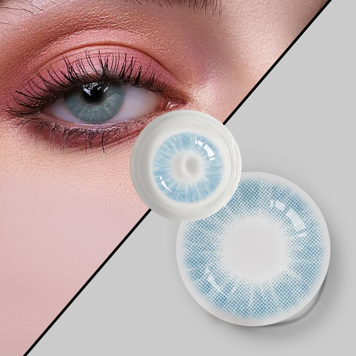 DBEYES Most Natural Colored Contact Lenses Magic Color Soft Contact Lens with Prescription Power Free Shipping