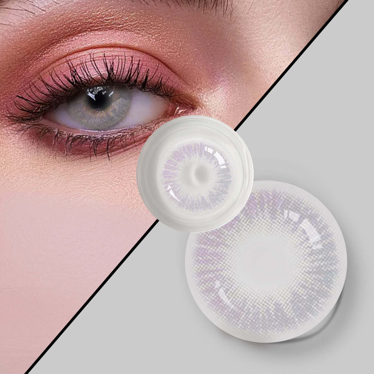 Purple eye contact lenses color contact lens wholesale Colored Lenses Soft beauty store essentials