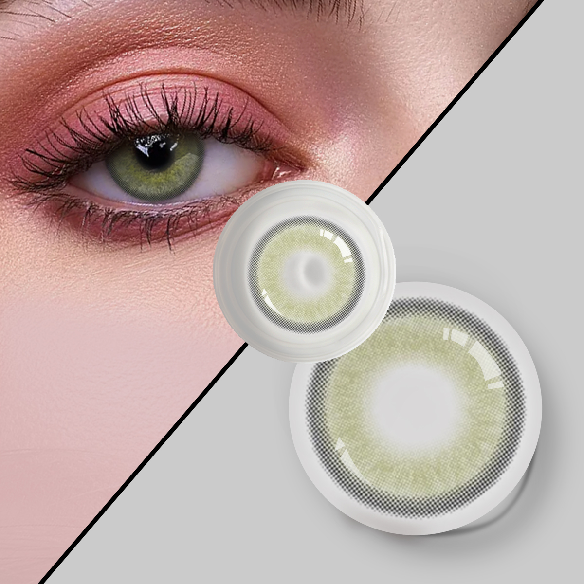 New Arrival Hot Selling Wholesale yellow oem cheap 1 year color contact lenses