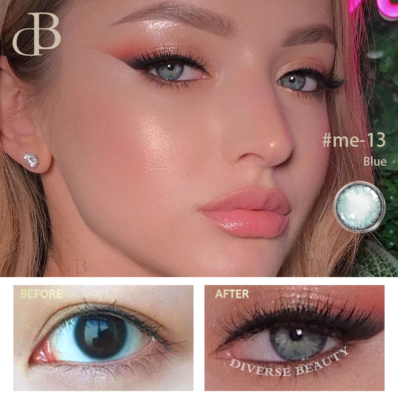2 Tone Mellow 14.2mm Small Eyes soft color contact lenses