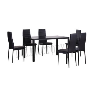 best selling dining set with glass table and chair 706T