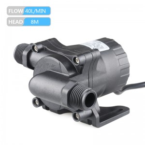 High Pressure Micro 12V/24V Brushless Hot Water Booster Shower Heater Pump DC50C