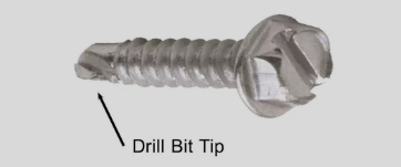 Slotted Hex Washer Head Self Drilling Screws (Part-1)