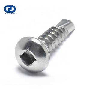 Stainless steel 410  Square Groove Pan Head Self-drilling Screw