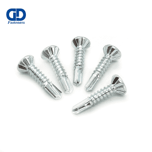 Factory directly supply Wood Drilling Screw - CSK head cushioned tooth antiskid self drilling screw – DD Fasteners