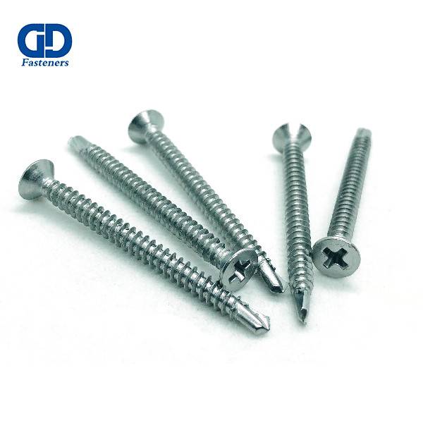 Flat_CSK head self drilling screw stainless steel02