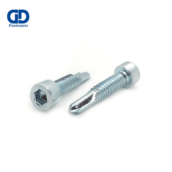China Cheap price Hexagon Flanged Drill Tail Screw - Hex Socket Cheese Head Self Drilling Screw – DD Fasteners