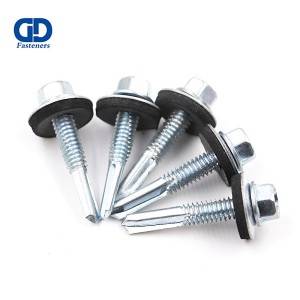 Newly Arrival Button Head Self Drilling Screws - Hex head assembled EPDM Bonded washer SDS – DD Fasteners