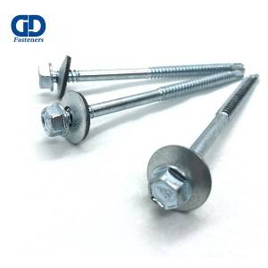Hex Head Self-drilling Screw Assembled with 19mm Steel-bonded EPDM Washer