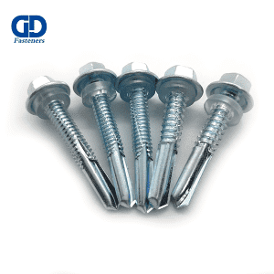 High definition Zinc Plated Hex Washer Self Drilling Screw - Long drill tail Hex Head Self Drilling Screw – DD Fasteners