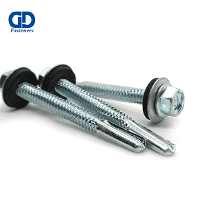 2020 New Style Self Drilling Screws With Ears - Long-drill Hex Washer Head Self Drilling Screw – DD Fasteners