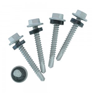 Ruspert Hex Washer Head Self-drilling Screw with EPDM Washer