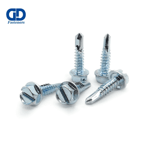 One of Hottest for 3 Inch Self Drilling Screws - Slotted Hex Head Self Drilling Srew – DD Fasteners