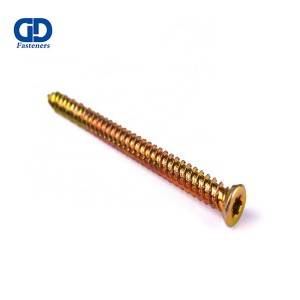 Factory Free sample 1/2 Inch Self Drilling Screw - Torx CSK Head  High-low teeth Self drilling Screw – DD Fasteners