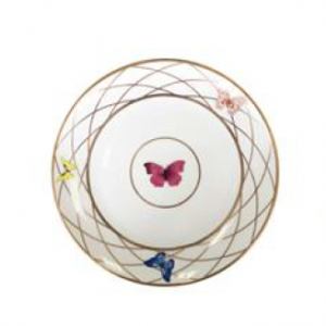 Wholesale decorative gold rim bone china dinnerware ceramic plates set