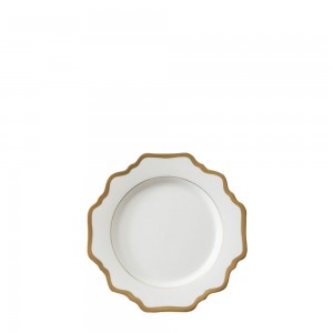 Placas de cerámica del cargador de China de hueso del borde del oro de la flor del sol de la placa de la porcelana del oro caliente de la venta