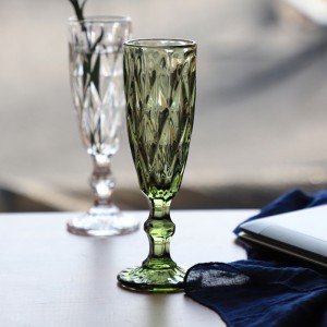 Велепродаја у боји дијамант шампањац вино галсс боја венчани пехар стаклене посуде
