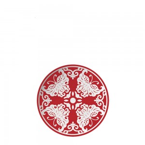 Engros rød bryllup dekoration porcelæn tallerken benporcelæn plader