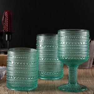 Colored champagne glassware wine goblet crystal glass cup