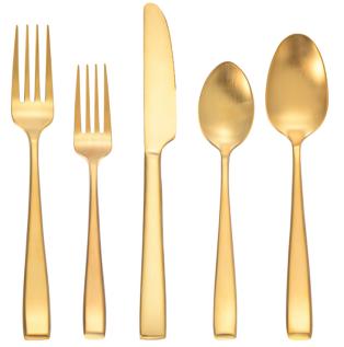 Is golden stainless steel cutlery safe?