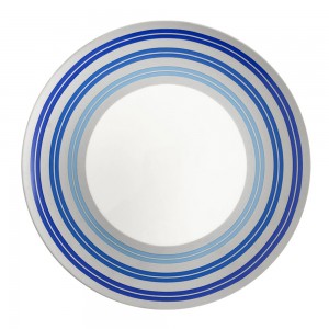 High quality kaleidoscope pattern porcelain plate round bone china ceramic plates