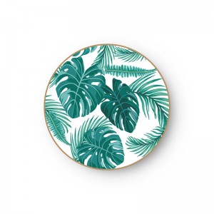 Hot sale matte gold rimmed green porcelain plate wedding bone china ceramic plate set
